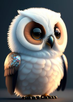 owl white fantasy