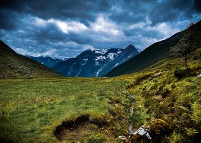 Norway Trandal Fjord Hill