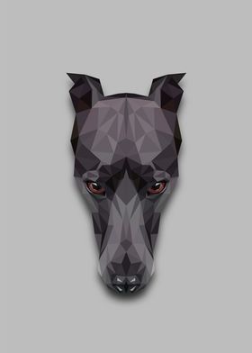 Doberman Pinscher Lowpoly