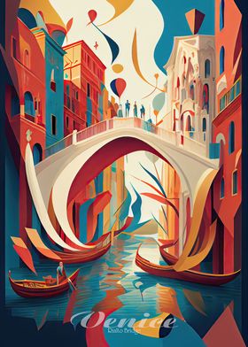 Venice RIALTO BRIDGE Italy