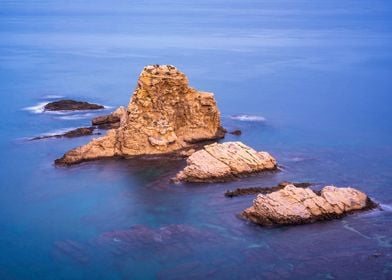 Rock islands sea landscape