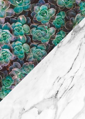 Floral and marble art 5