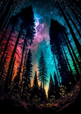 Forest of a thousand color