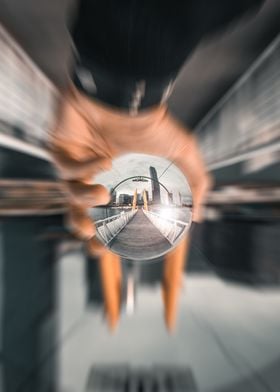 Pedestrian Bridge Lensball