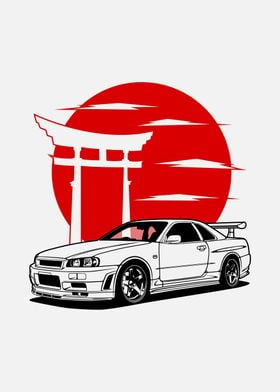 Nissan GTR R34