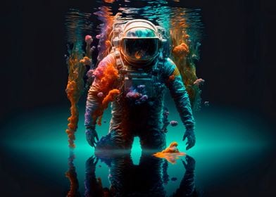 The upside down astronaut