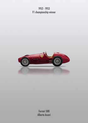 1952 and 1953  Ferrari 500