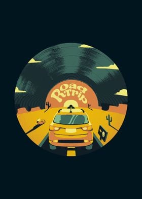 Car Into the Sunset Vinyl