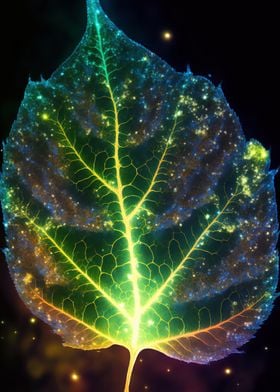 Cosmic Garden Leaf