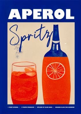 Aperol Spritz Blue Orange