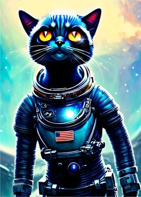 US Astronaut Cat
