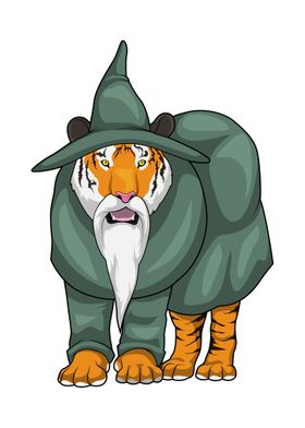 Tiger Wizard Hat