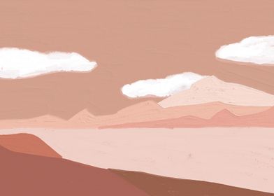 Dreaming brush landscape