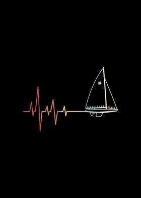 Sailing Heartbeat Retro