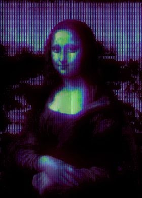 Mona Lisa Painting Retro