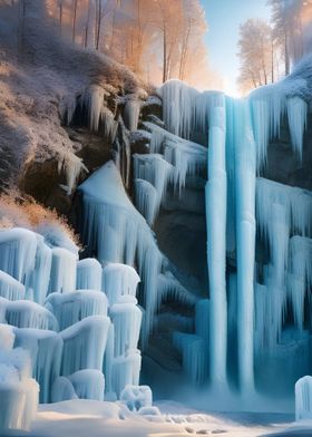 Frozen Waterfall