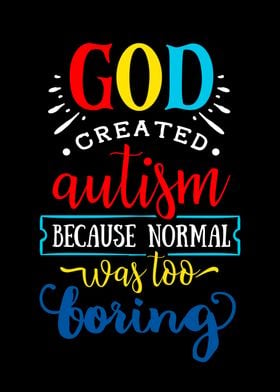 God created autism