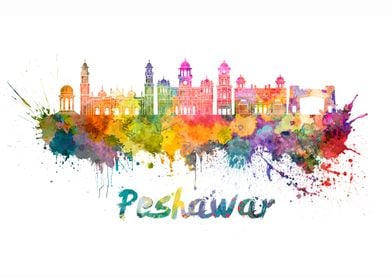 Peshawar skyline