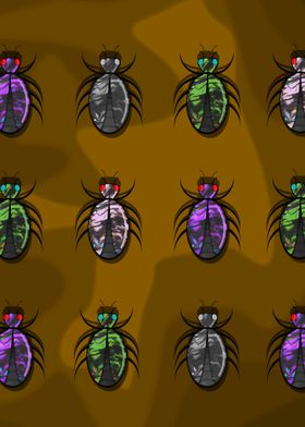 the tropical beetles 