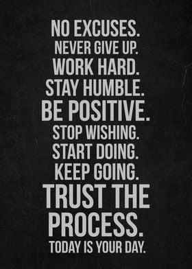 Trust the process motivate