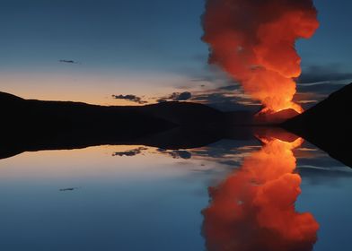 Volcano in Iceland