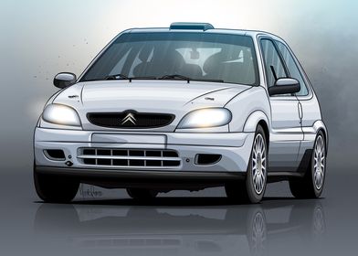 Citroen Saxo MK2 Rally Art