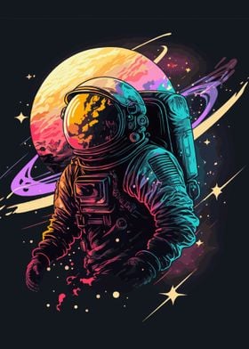 Astronaut In Outer Space