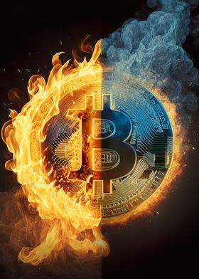 Bitcoin flames
