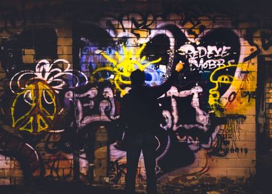 The graffiti artist