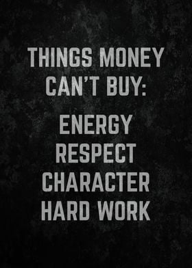 Things Money Cant Buy