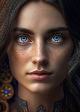 blue eyes AI