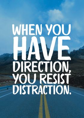 Have a direction