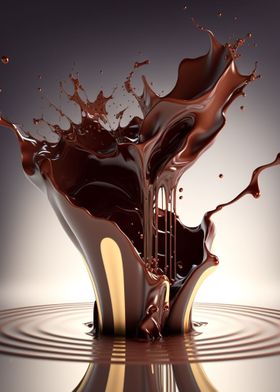 Chocolate splash