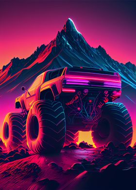 Synthwave Monstertruck