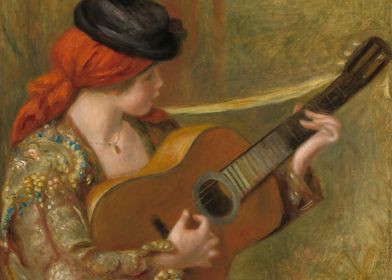 Spanish Woman with Guitar 