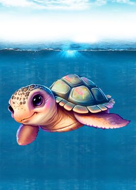 Cute turtle 3