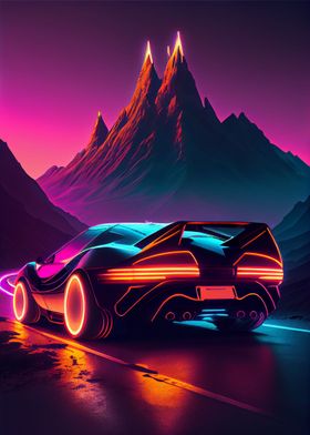 Synthwave Sportscar