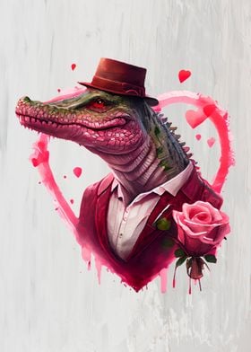 Gangster Style Crocodile