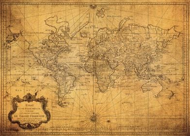 Old Map of the World