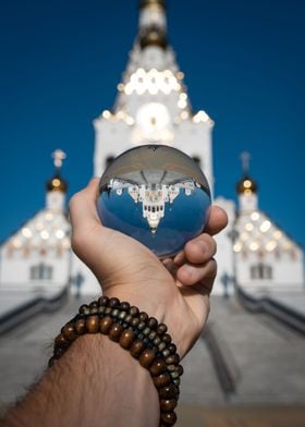 Lensball White Cathedral