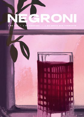Pink Negroni Recipe Sunset