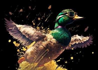 Splatter Duck in Space