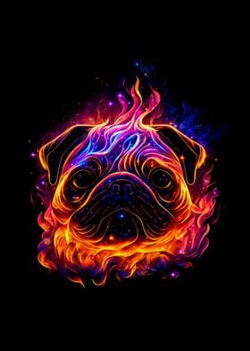 Fire Elemental Pug