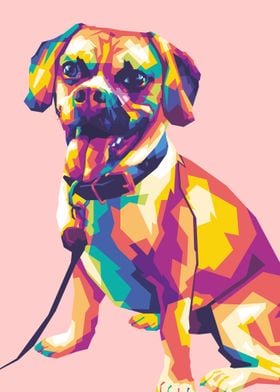 Cute Dog Popart