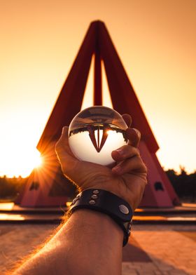 Lensball and Triangle