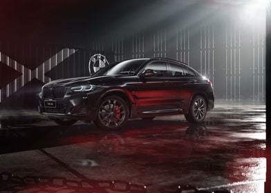 Black BMW X4 M sport 2022