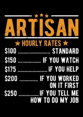 Artisan Hourly Rates