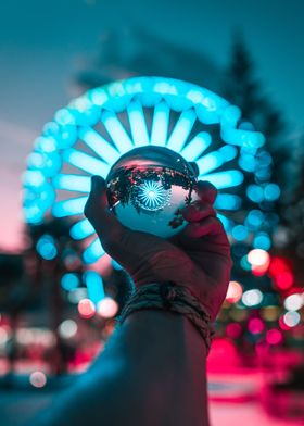 Lensball Ferris Wheel