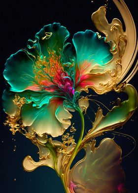 Abstract Flower