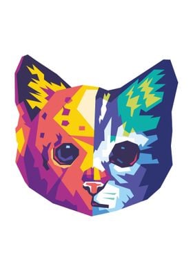 Mask Cat Popart